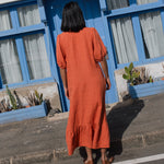 ANGEL maxi button down dress linen - notperfectlinen