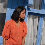 ANGEL maxi button down dress linen - notperfectlinen