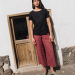 HAMBURG fitted linen top - notperfectlinen