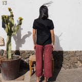 HAMBURG fitted linen top - notperfectlinen