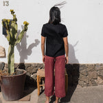 HAMBURG fitted linen top - notperfectlinen
