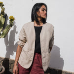 COPENHAGEN throw-on linen jacket - notperfectlinen