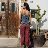 SORRENTO cami linen top