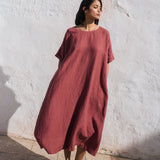 RENNES-2 oversized linen dress - notPERFECTLINEN