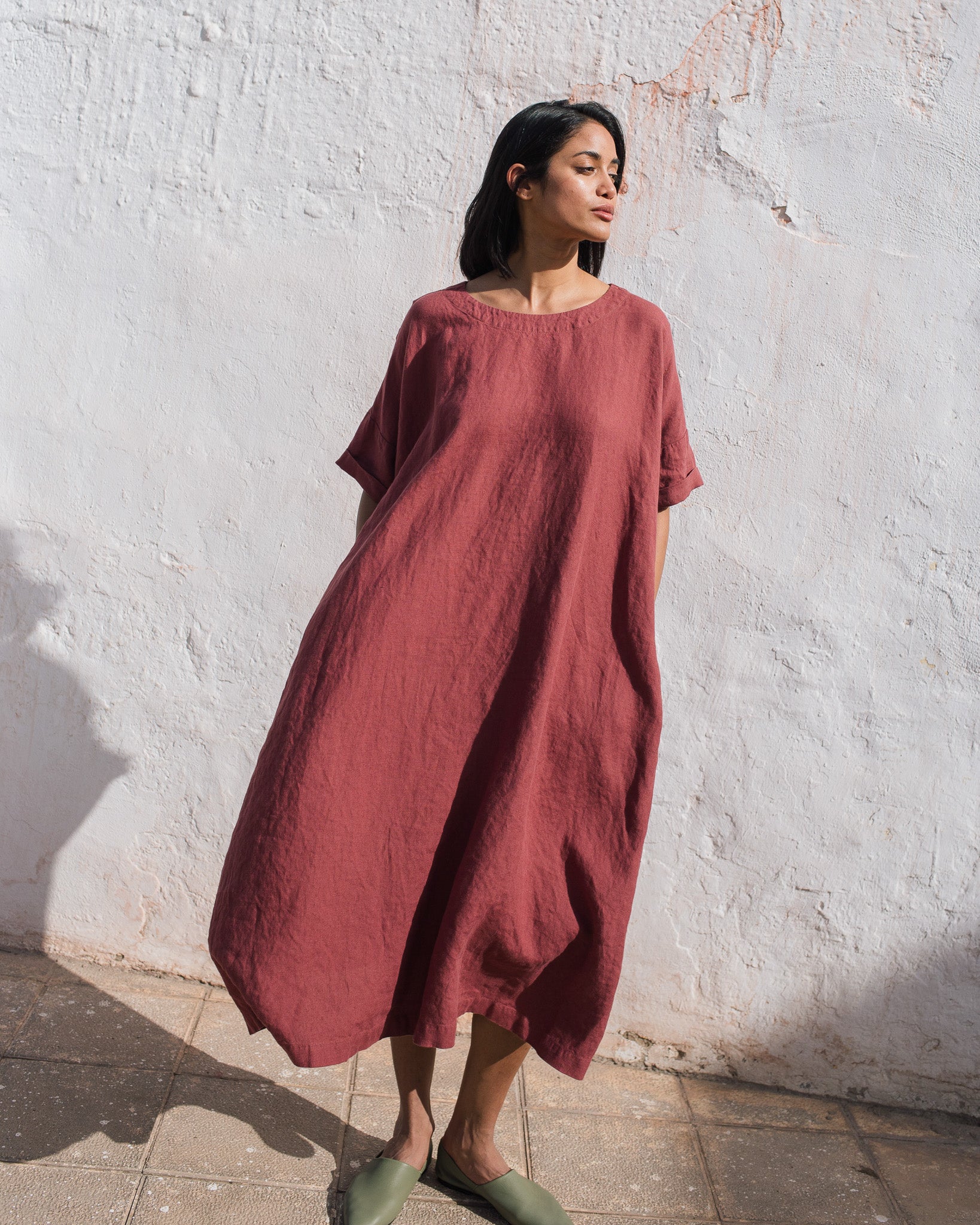 RENNES-2 oversized linen dress - notPERFECTLINEN
