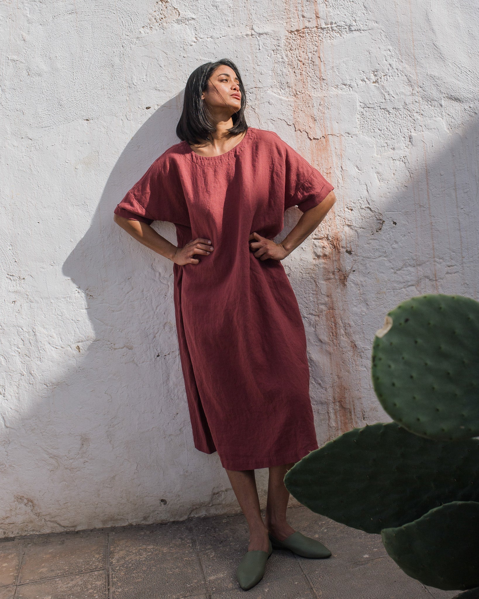 RENNES-2 oversized linen dress - notPERFECTLINEN