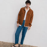 R: Men’s linen pants ALBURY (Size: S; Color: Oat Milk)