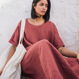 RENNES-2 oversized linen dress - notPERFECTLINEN