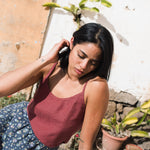 RIMINI cami linen top - notPERFECTLINEN