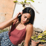 RIMINI cami linen top - notPERFECTLINEN