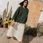 SION gathered linen skirt - notPERFECTLINEN