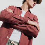 Men’s long sleeve linen shirt MONTREAL