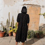 DELPHI tiered linen dress - notperfectlinen