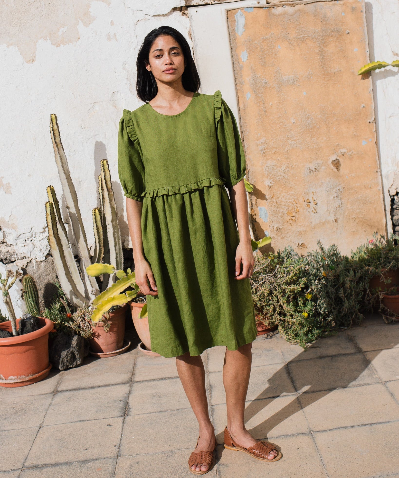 LALIBELA linen dress - notperfectlinen