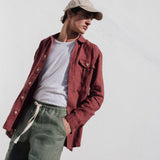 Men’s long sleeve linen shirt MONTREAL