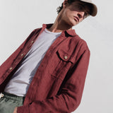 Men’s long sleeve linen shirt MONTREAL