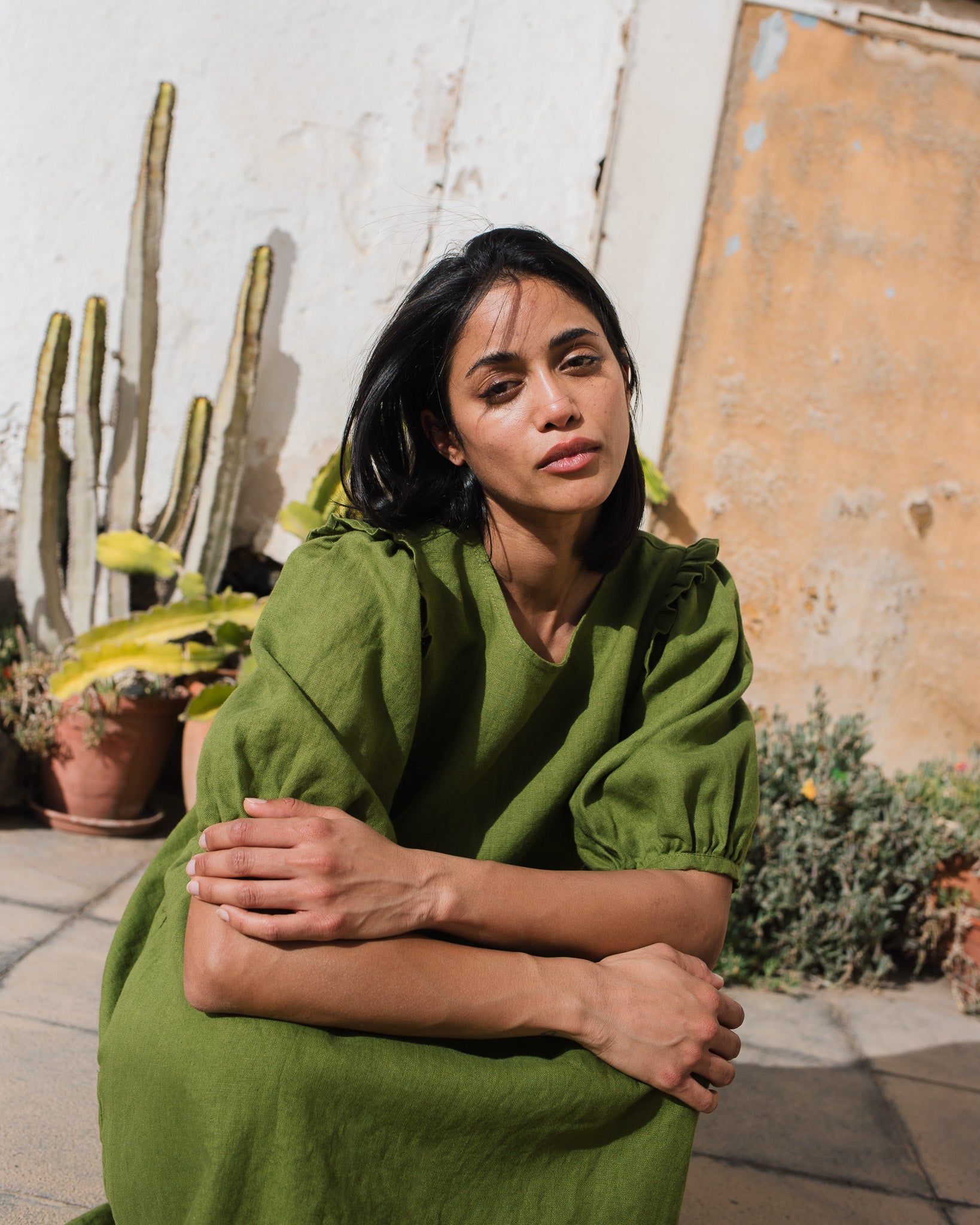 LALIBELA linen dress - notperfectlinen