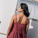 SARAH button down slip linen dress - notPERFECTLINEN