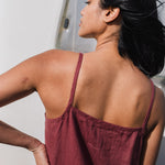 SARAH button down slip linen dress - notPERFECTLINEN