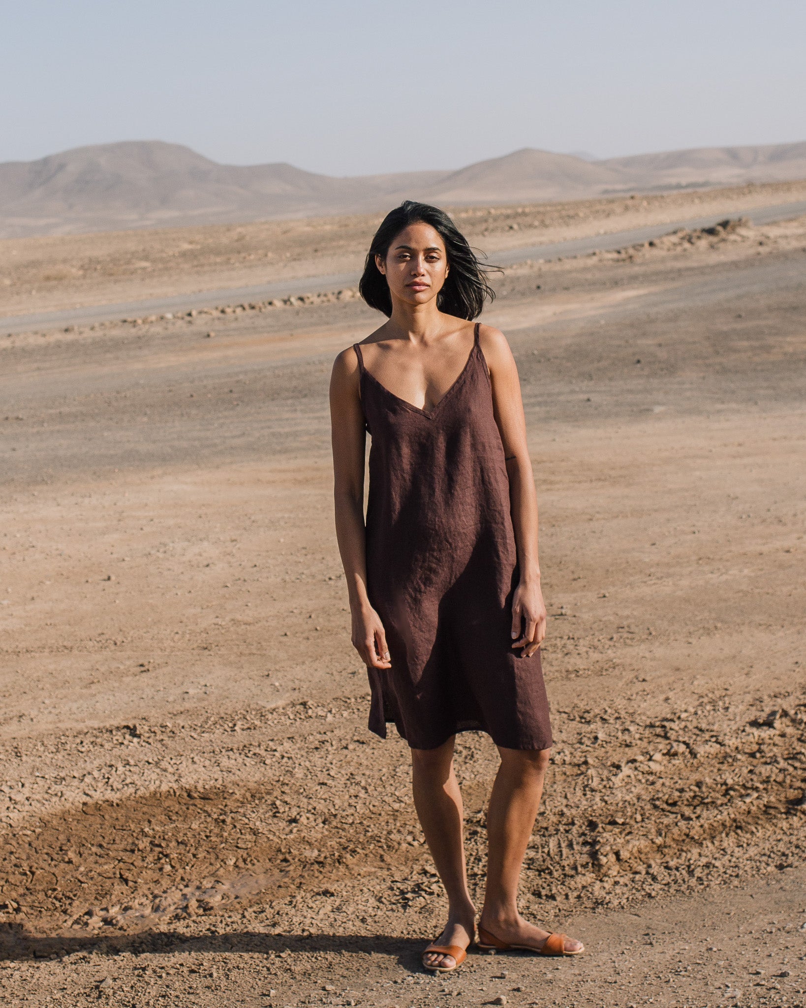 LANGLEY slip linen dress - notperfectlinen