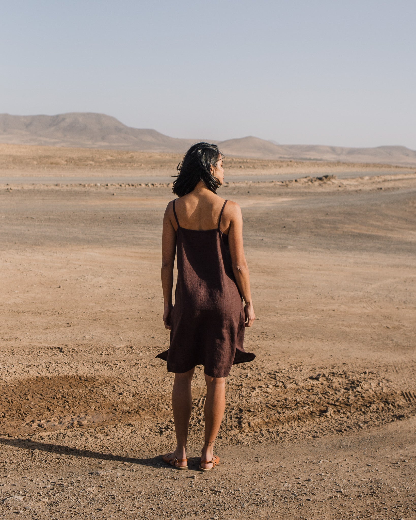 LANGLEY slip linen dress - notperfectlinen