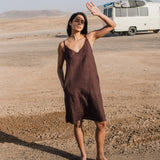 LANGLEY slip linen dress - notperfectlinen