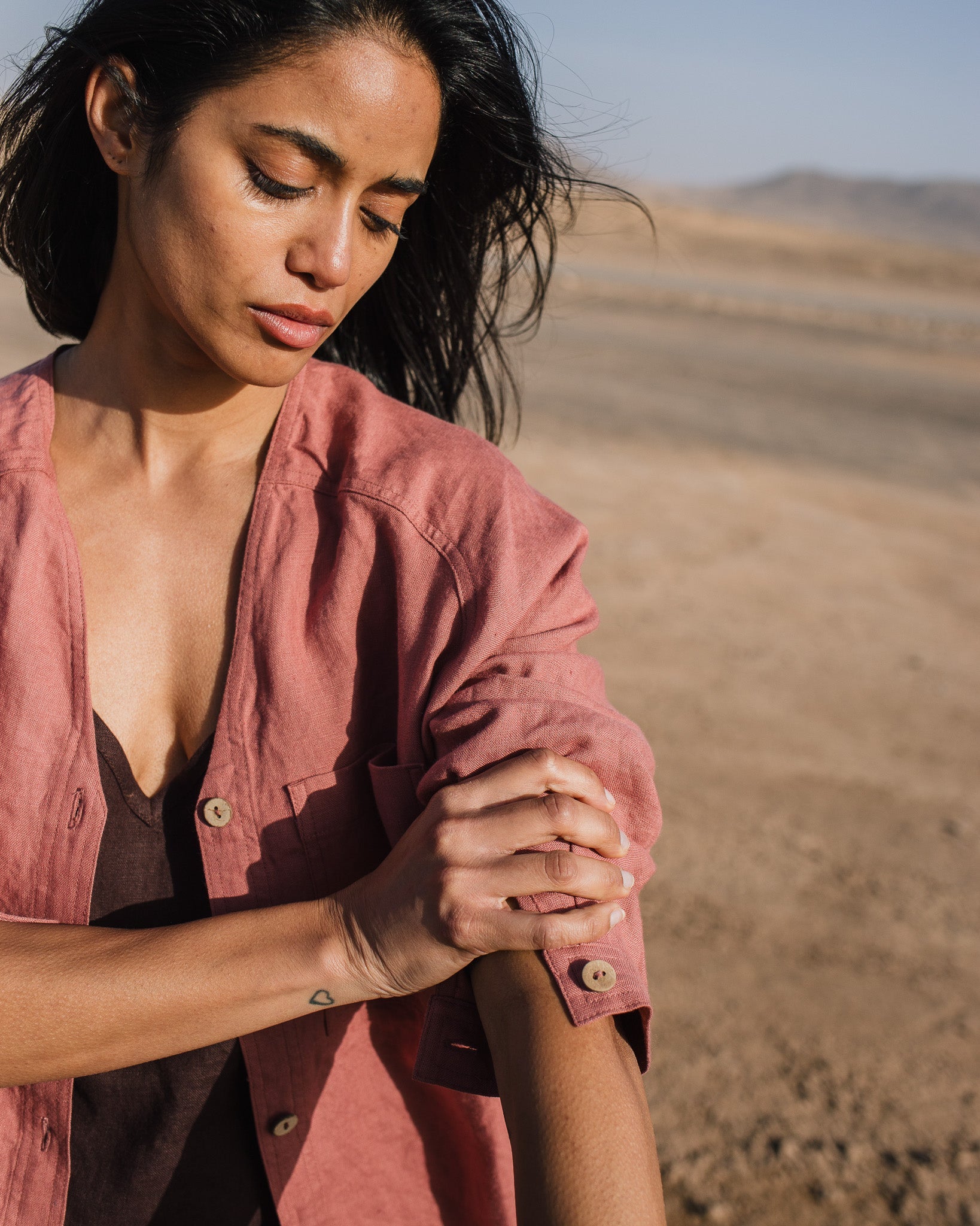 LIVORNO oversized linen shirt - notperfectlinen