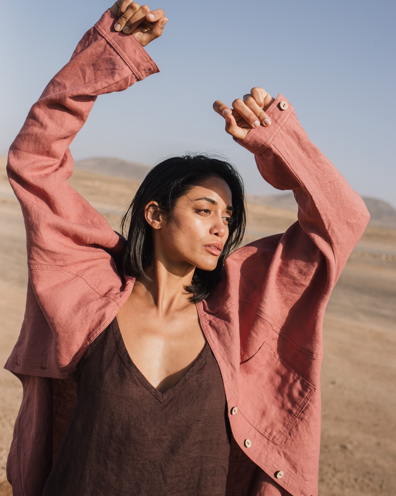 LANGLEY slip linen dress - notperfectlinen