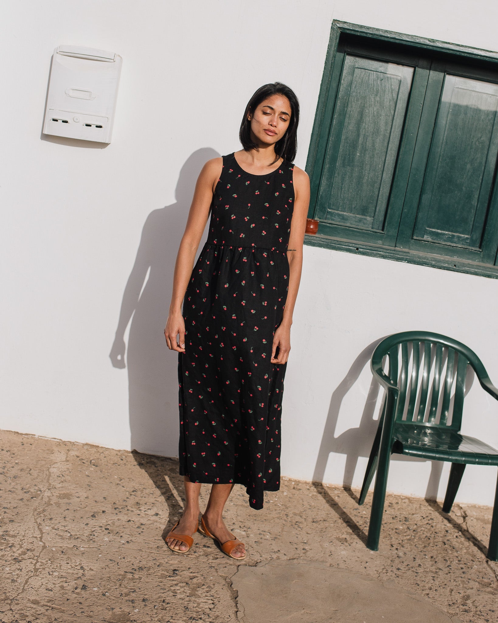 NAPA long linen dress - notperfectlinen