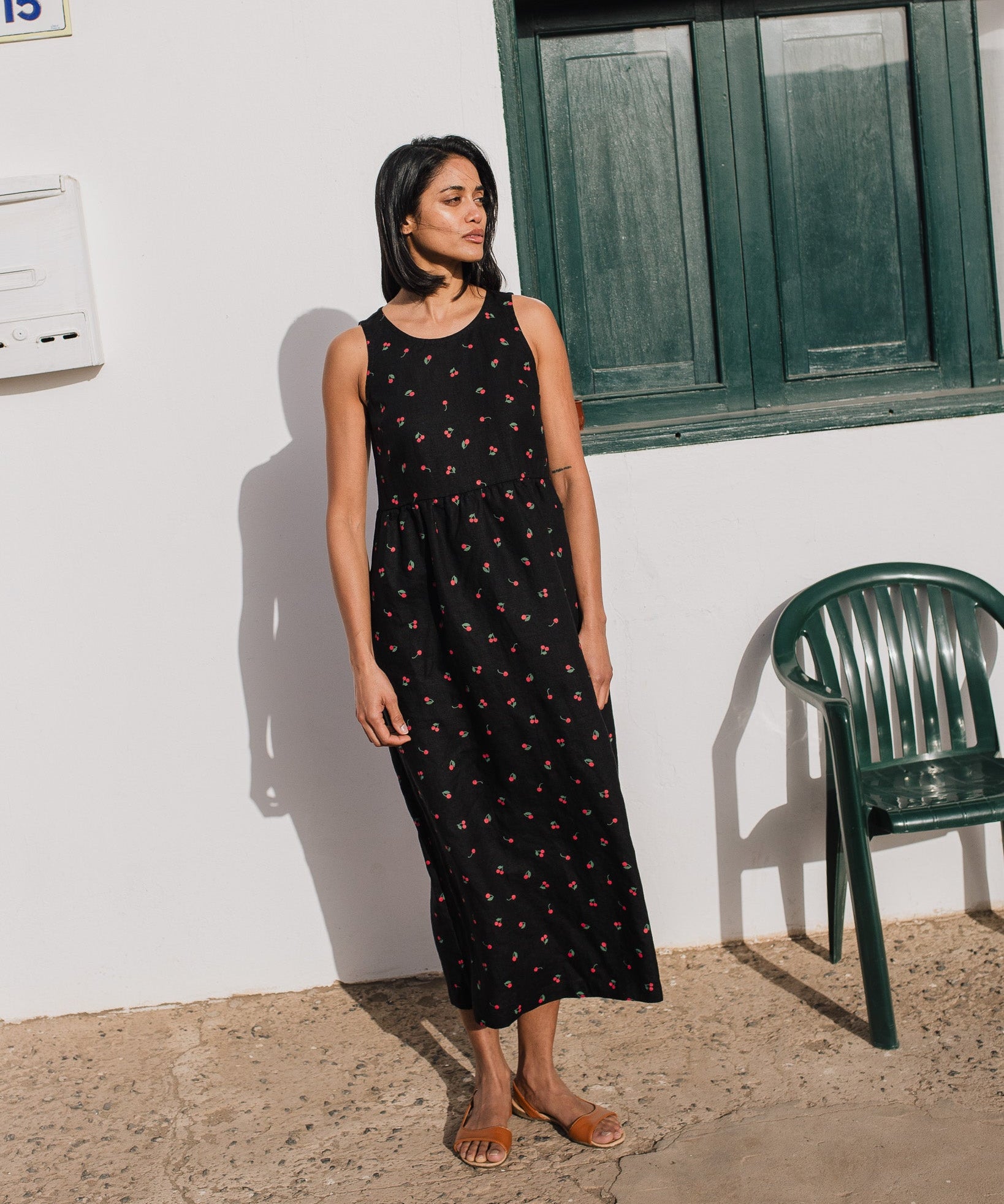 NAPA long linen dress - notperfectlinen