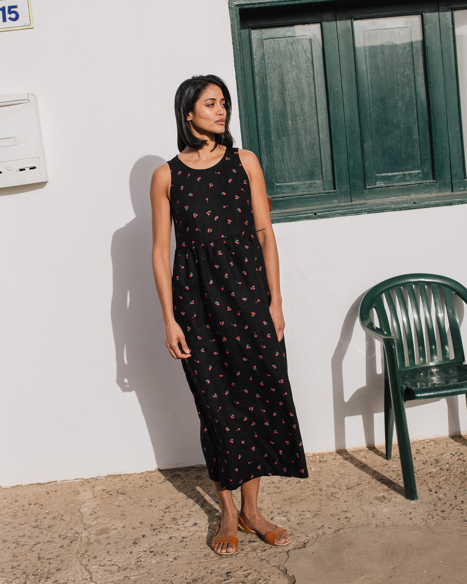 NAPA long linen dress - notperfectlinen