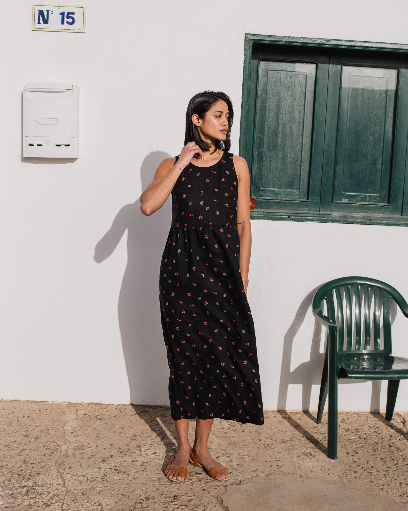 NAPA long linen dress - notperfectlinen