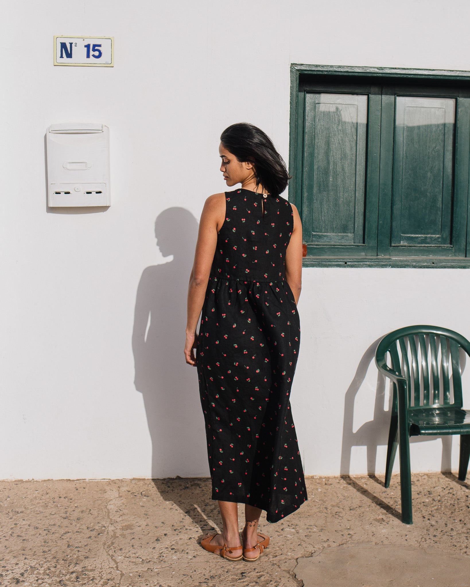 NAPA long linen dress - notperfectlinen