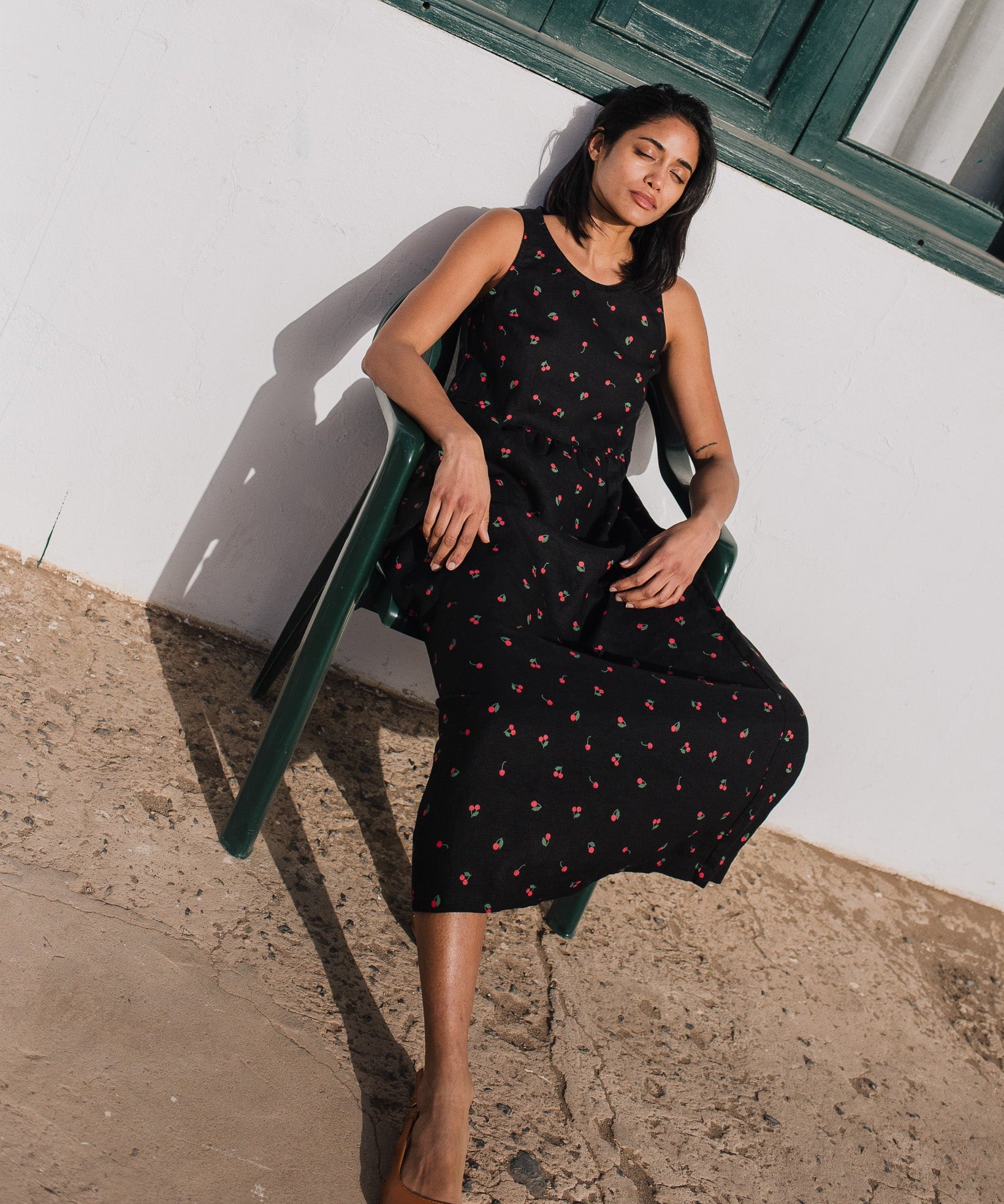 NAPA long linen dress - notperfectlinen