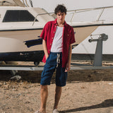 Men’s cargo linen shorts MACKAY
