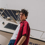 Men’s short sleeve linen shirt QUEBEC