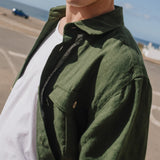 Men’s short sleeve linen shirt QUEBEC