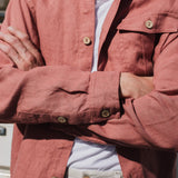 Men’s long sleeve linen shirt MONTREAL