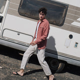 Men’s long sleeve linen shirt MONTREAL