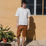 Men’s cargo linen shorts MACKAY