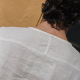 R: Men’s linen t-shirt BURNIE (Color: Natural; Size: S)
