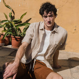 Men’s cargo linen shorts MACKAY