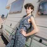 Sleeveless MARGARET wrap linen jumpsuit - notPERFECTLINEN