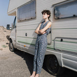 Sleeveless MARGARET wrap linen jumpsuit - notPERFECTLINEN