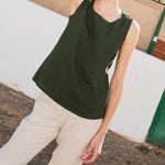 VIENNA linen tank top - notPERFECTLINEN