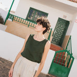 VIENNA linen tank top - notPERFECTLINEN