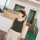 VIENNA linen tank top - notPERFECTLINEN