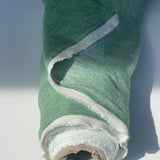 [sold out] Prewashed medium-weight linen fabric [Green Melange]