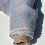 [sold out] Prewashed medium-weight linen fabric [Pastel Blue]