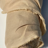 [sold out] Prewashed medium-weight linen fabric [Camel]